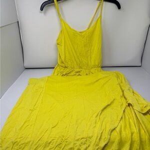 Old Navy Vibrant Yellow Maxi Dress